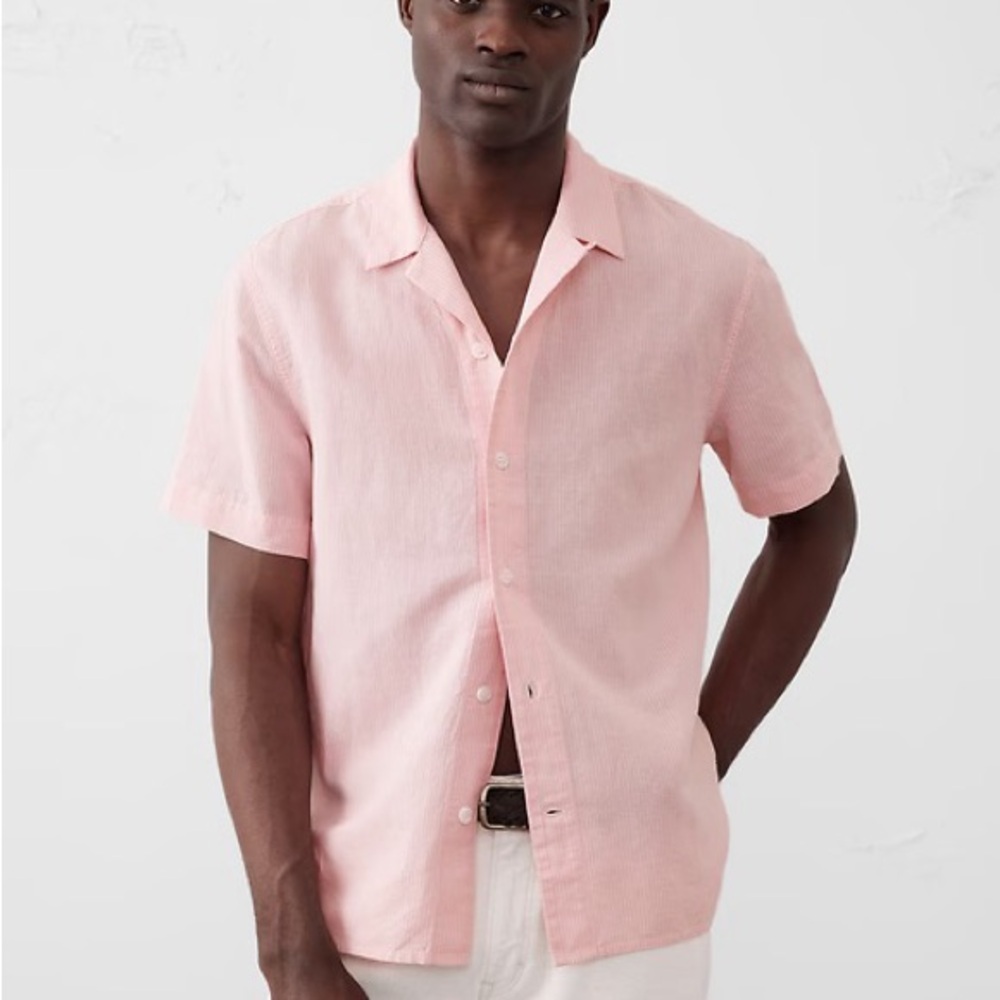Banana Republic Linen-Blend Resort Shirt
